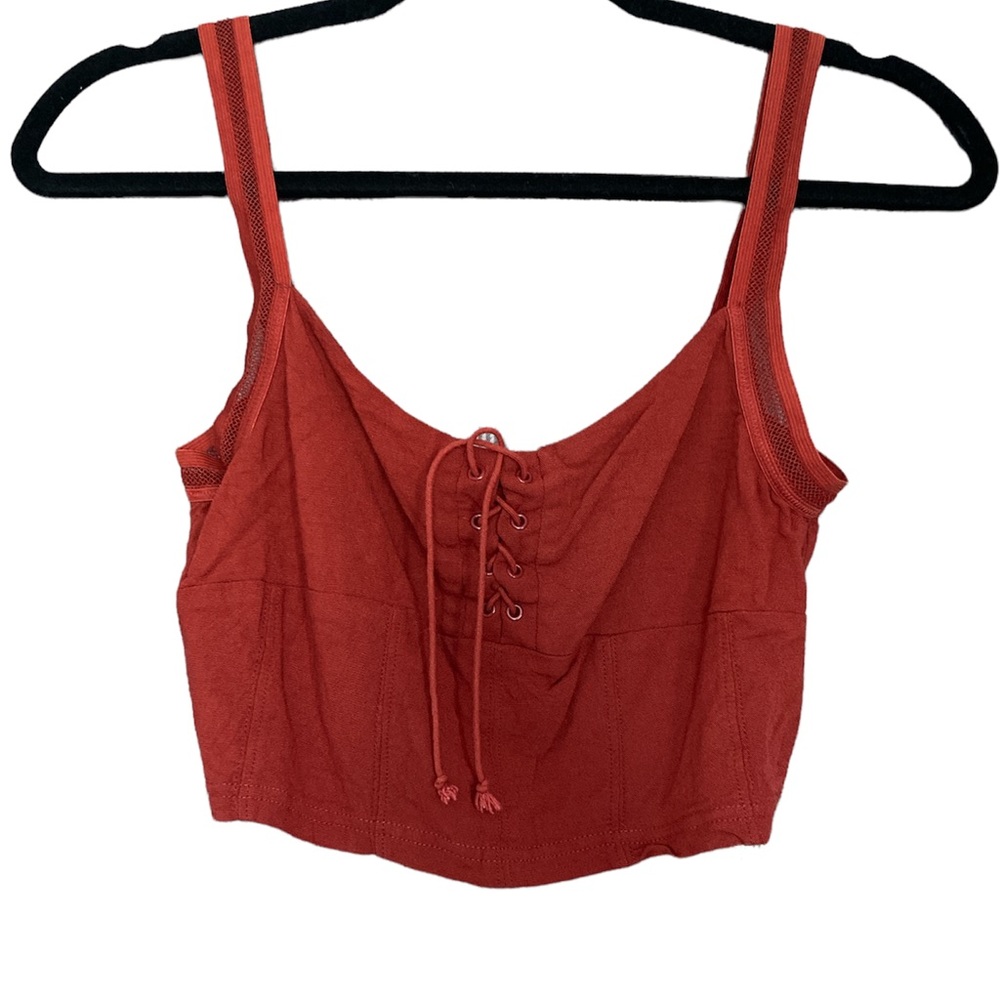 Rust Crop Top - Picture 1 of 4